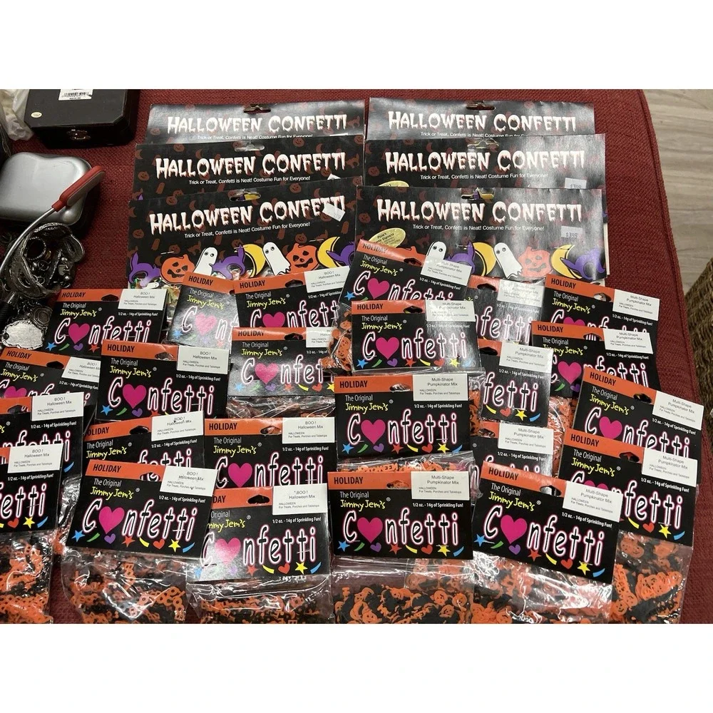 Lot Of Halloween Confetti‎ Not Opened